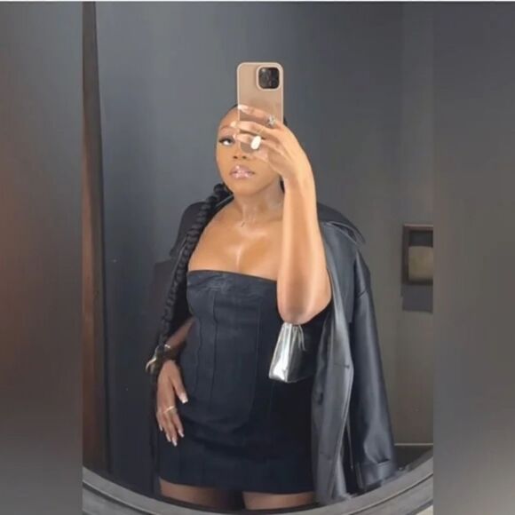 TRF DENIM CORSET DRESS ZARA - Picture 2 of 15